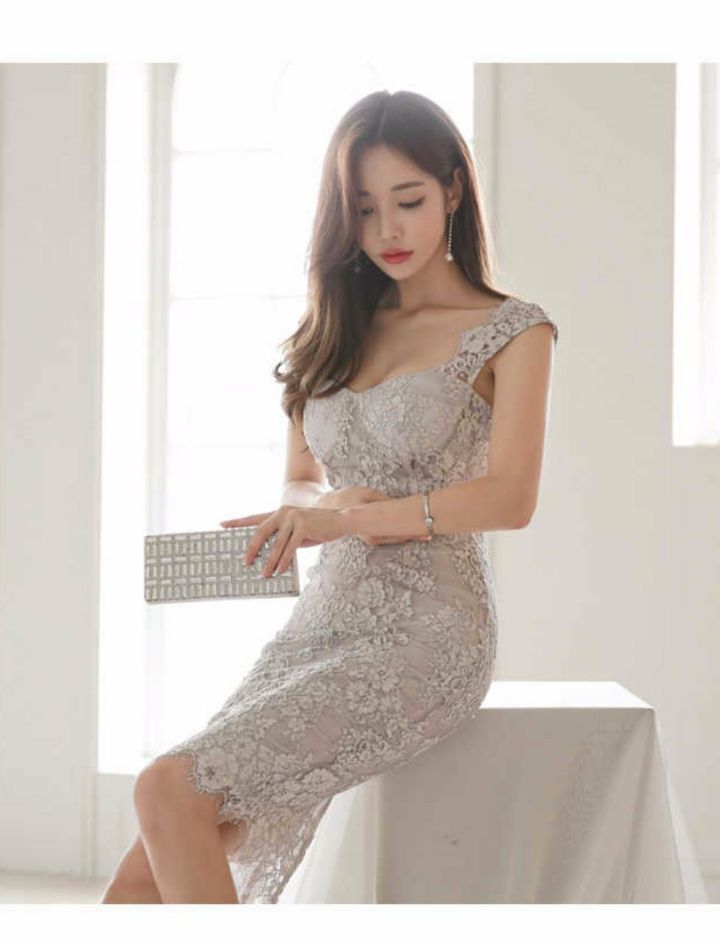 HIGH HEELS東大門㊣實拍女士新款休閑人氣25春夏時尚連衣裙HIGH HEELS連衣裙