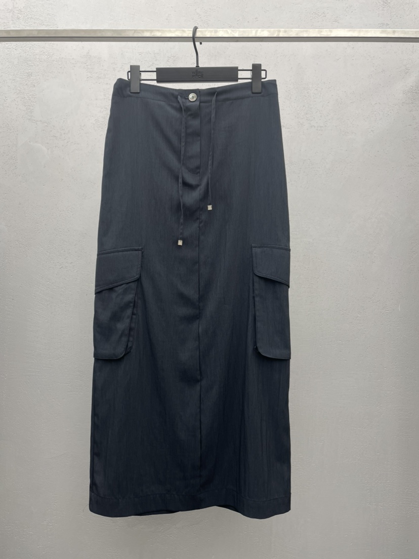 KARE/WEREPIECE韓國代購㊣女士新品25春夏熱賣真品長裙褶皺KARE/WEREPIECE長裙圖色2