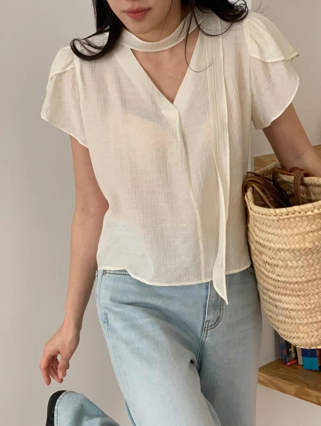 CIRCLE-써클-T韓國代購㊣女裝新品推薦時尚真品襯衫蕾絲衫CIRCLE襯衫/蕾絲衫圖色3