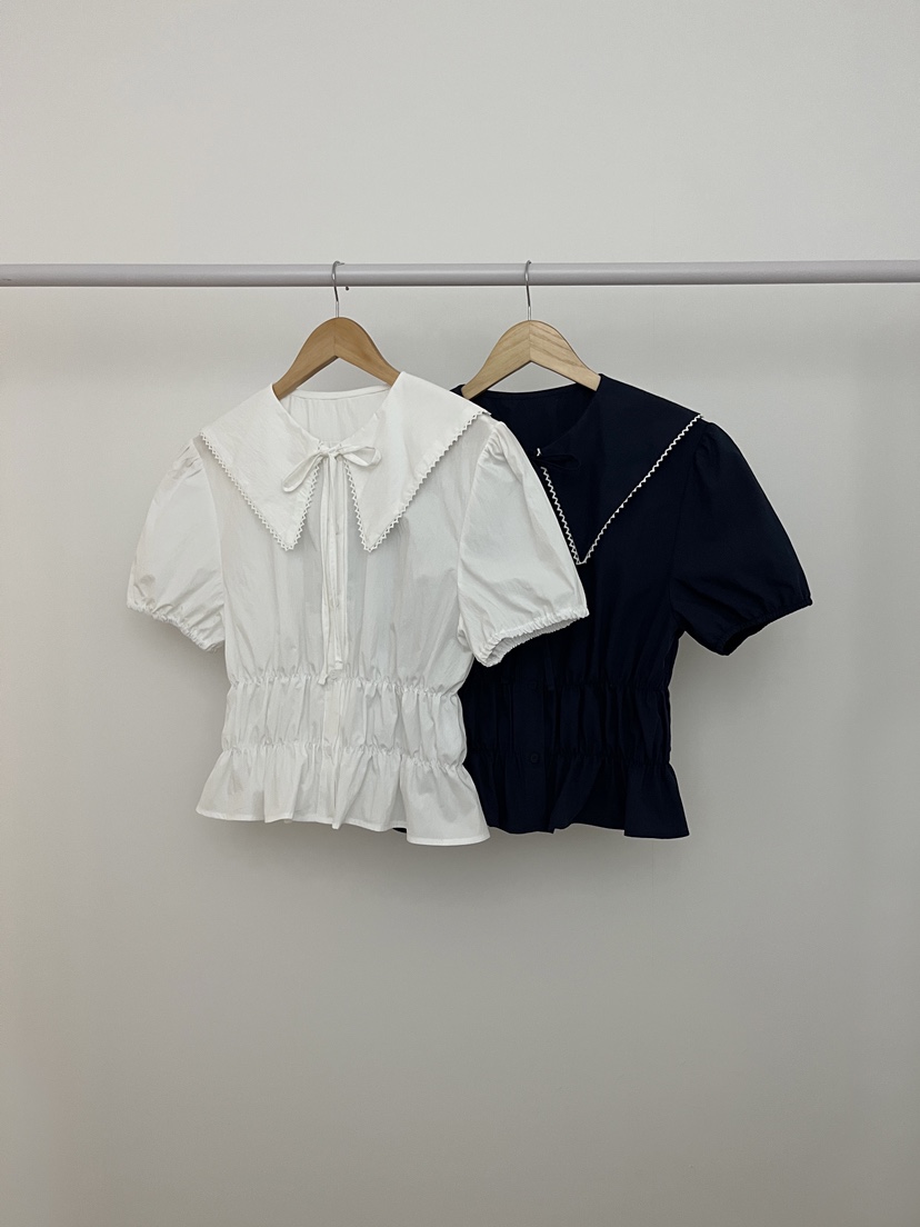 RE:OPENING東大門㊣實拍女士新品25春夏休閑人氣襯衫蕾絲衫RE:OPENING襯衫/蕾絲衫
