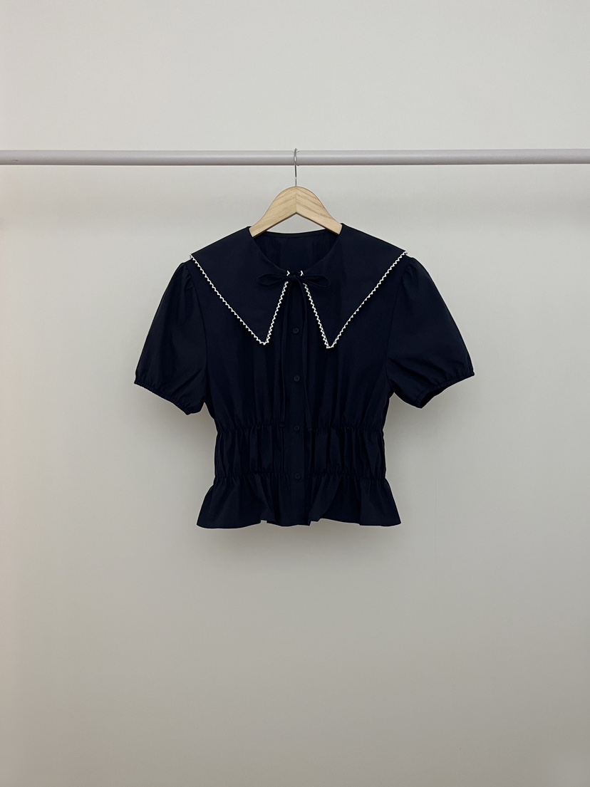 RE:OPENING東大門㊣實拍女士新品25春夏休閑人氣襯衫蕾絲衫RE:OPENING襯衫/蕾絲衫圖色2