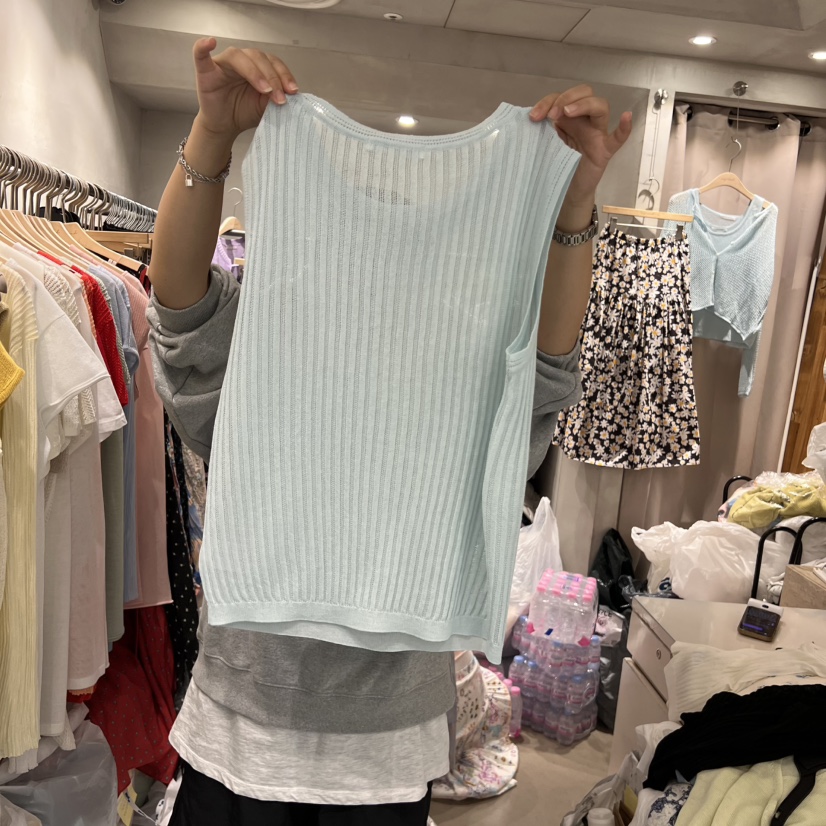 LOGROAD韓國代購㊣女士新款真品25春夏推薦休閑時尚吊帶背心LOG ROAD吊帶/背心
