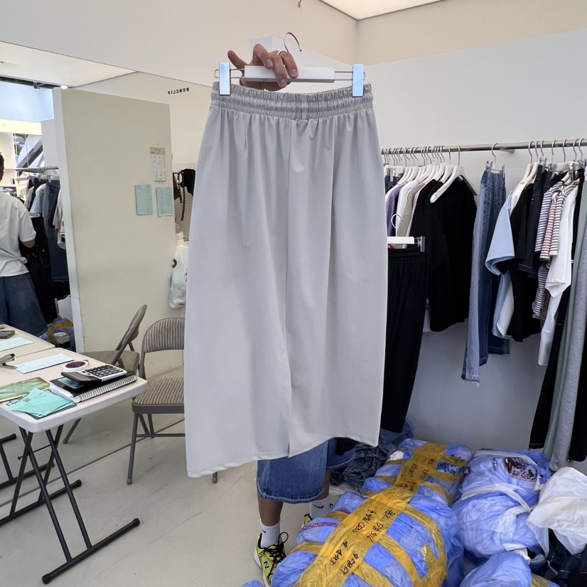 NON CLIP東大門㊣代購女士新品休閑25春夏半身裙中短裙口袋NON CLIP半身裙/中短裙