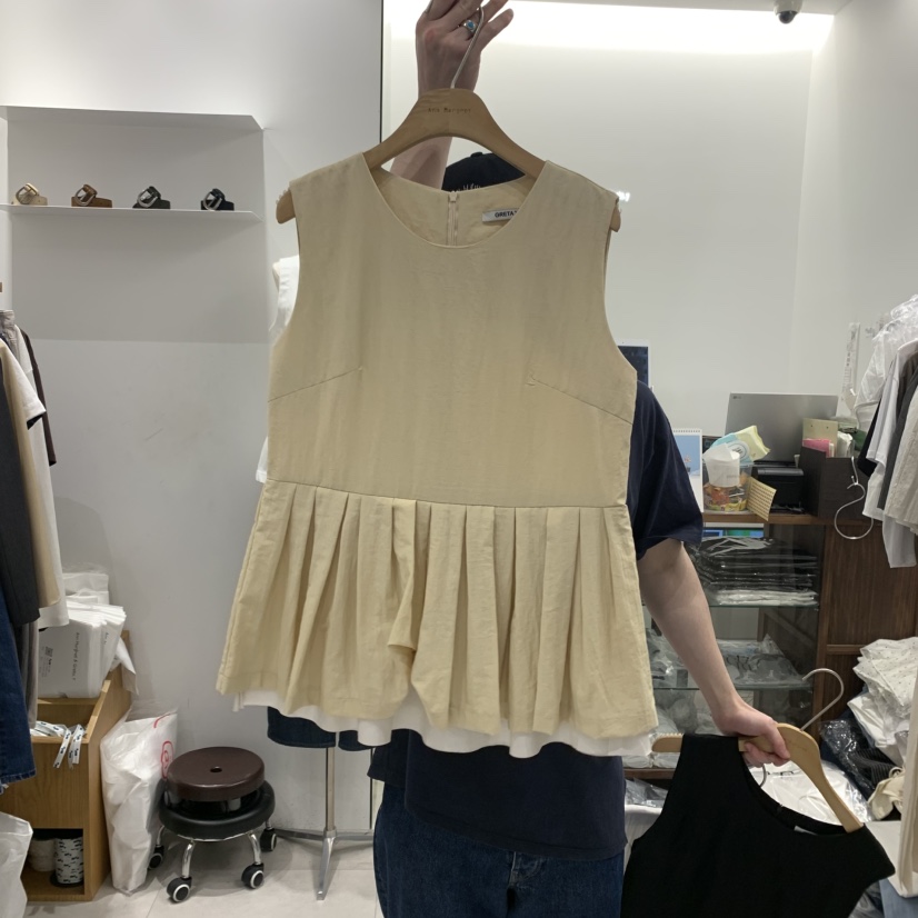 ANN MARGRET韓國代購㊣女士新品真品吊帶背心GRETA.Y吊帶/背心圖色2