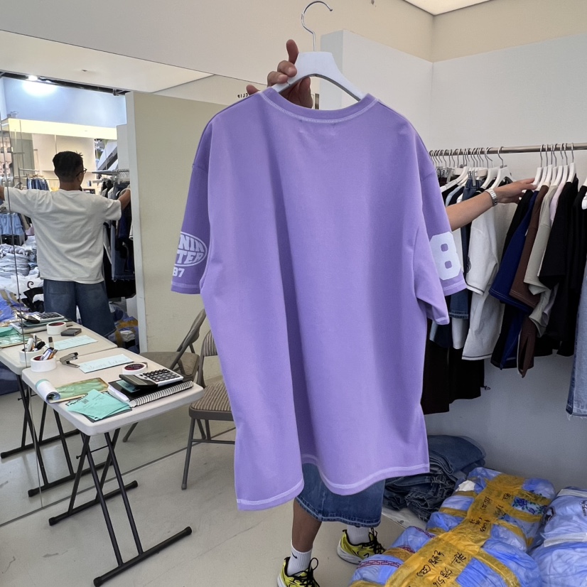 NON CLIP韓國直郵㊣女裝新款休閑25春夏真品人氣職業時尚T恤NON CLIPT恤