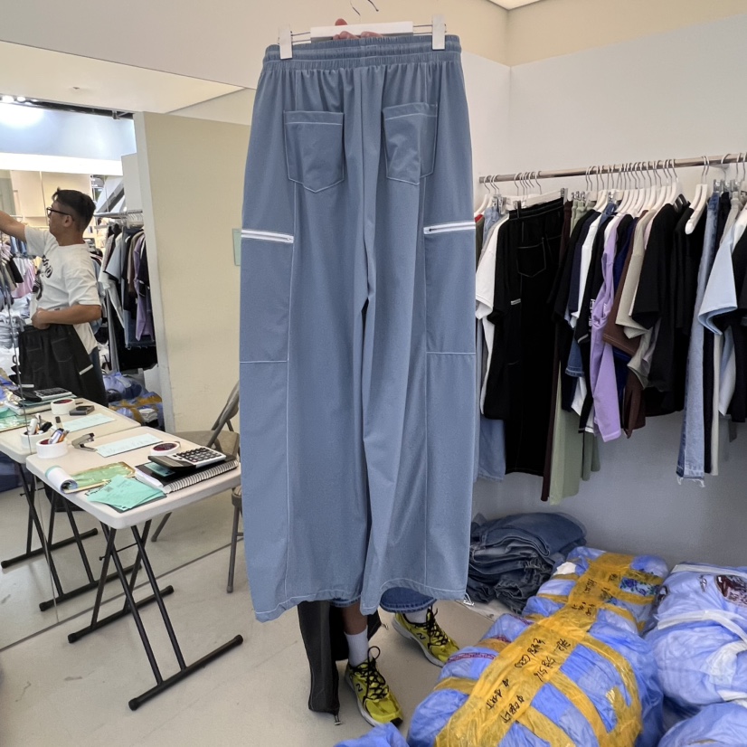 NON CLIP東大門㊣實拍女裝新款熱賣休閑職業真品休閑褲口袋NON CLIP休閑褲