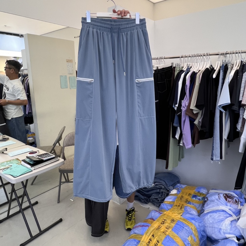 NON CLIP東大門㊣實拍女裝新款熱賣休閑職業真品休閑褲口袋NON CLIP休閑褲圖色2
