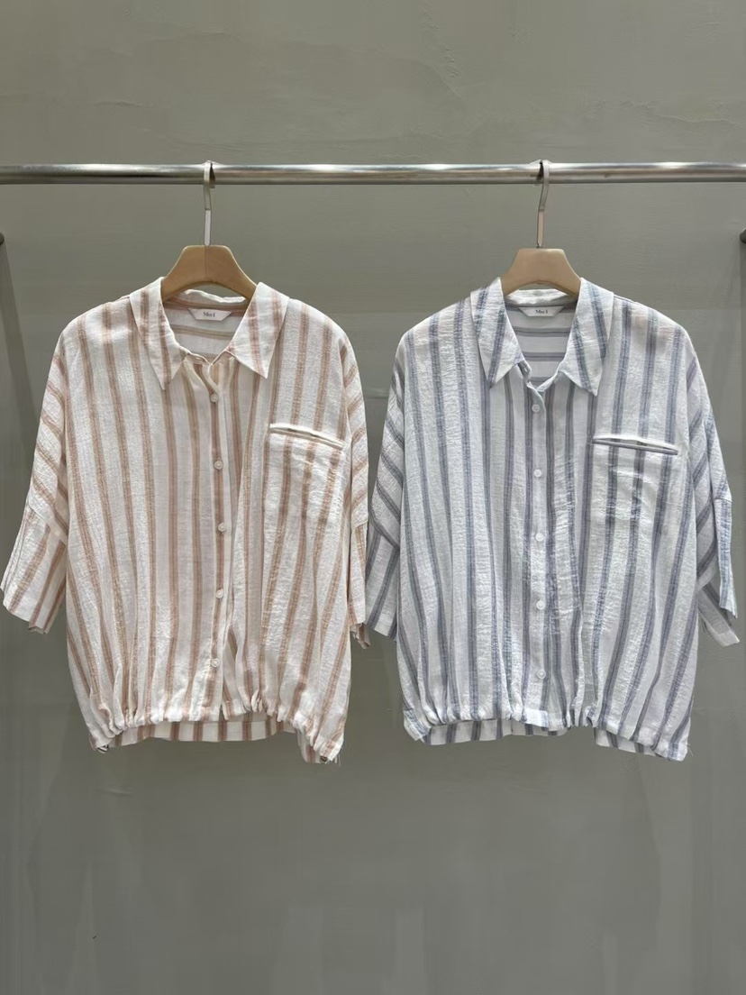 THE MUI韓國直郵㊣女士新品人氣25春夏休閑推薦襯衫蕾絲衫Mu:i-A襯衫/蕾絲衫