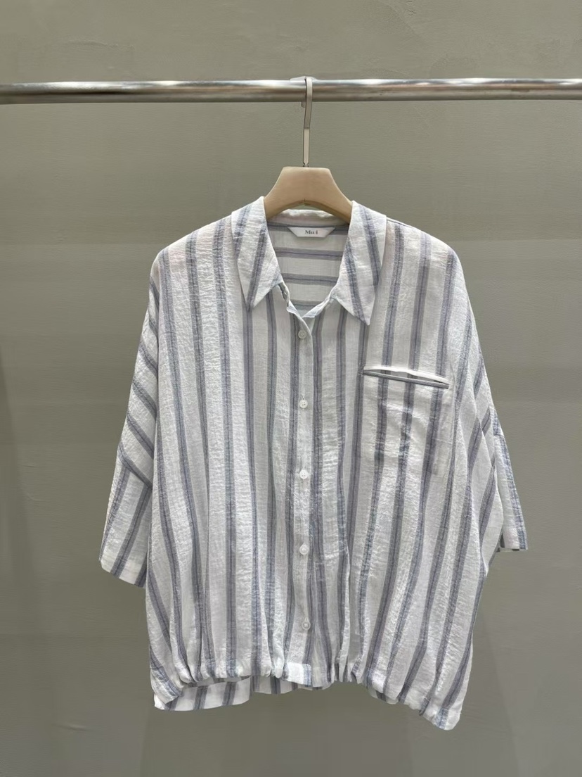 THE MUI韓國直郵㊣女士新品人氣25春夏休閑推薦襯衫蕾絲衫Mu:i-A襯衫/蕾絲衫圖色2