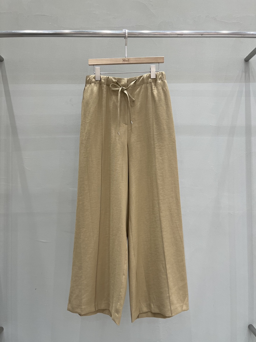 THE MUI東大門㊣直郵女裝新品推薦人氣時尚熱賣25春夏休閑褲Mu:i-A休閑褲圖色2