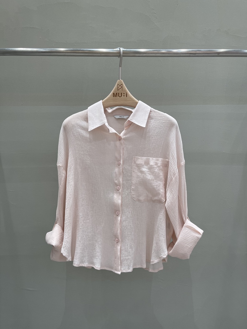 THE MUI東大門㊣代購女士新品休閑25春夏熱賣人氣襯衫蕾絲衫Mu:i-A襯衫/蕾絲衫圖色2