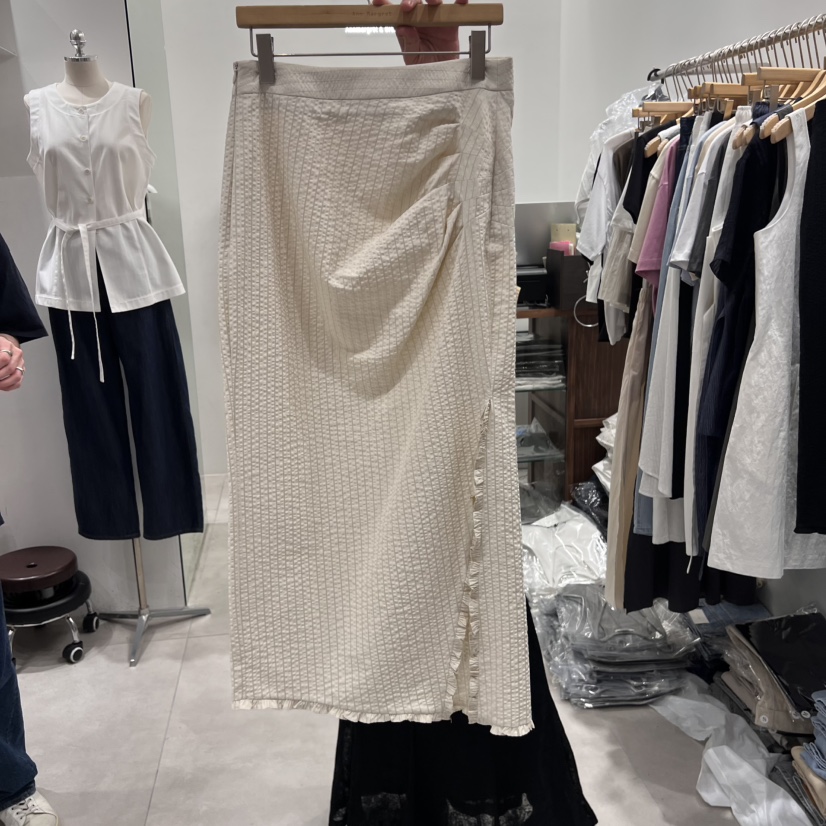 ANN MARGRET東大門㊣實拍女裝新款休閑半身裙中短裙GRETA.Y半身裙/中短裙