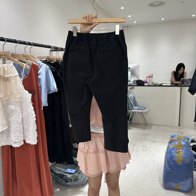 BAGUETTE東大門㊣實拍女士新品熱賣人氣休閑職業真品25春夏短褲BAGUETTE短褲