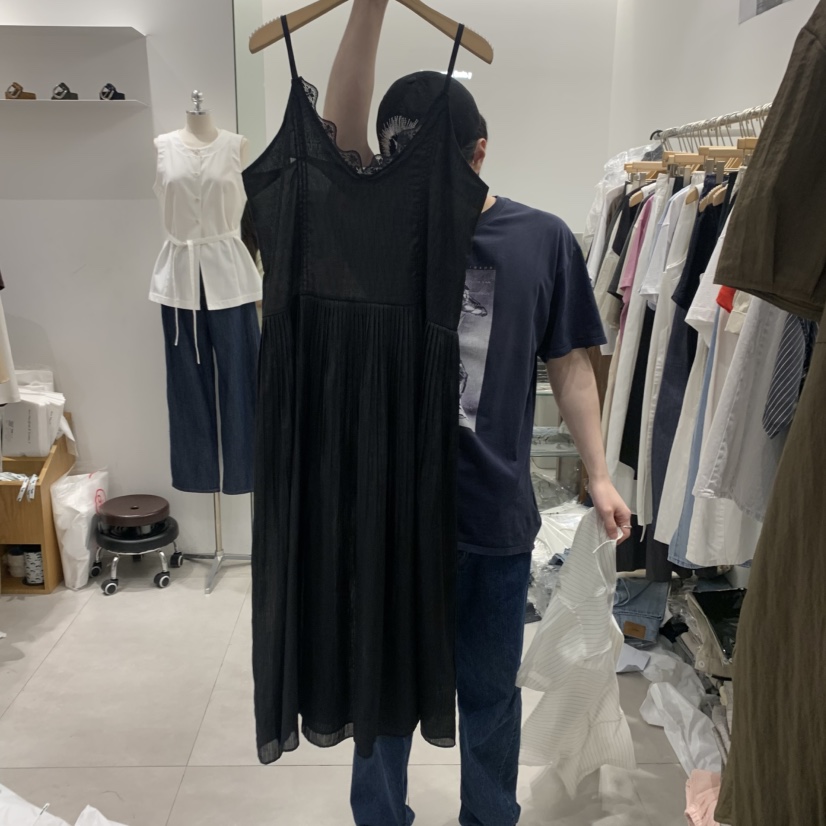 ANN MARGRET東大門㊣實拍女裝新品時尚連衣裙褶皺GRETA.Y連衣裙圖色1