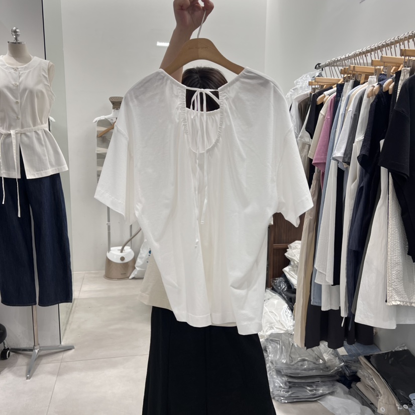 ANN MARGRET東大門㊣直郵女裝新品熱賣襯衫蕾絲衫褶皺GRETA.Y襯衫/蕾絲衫