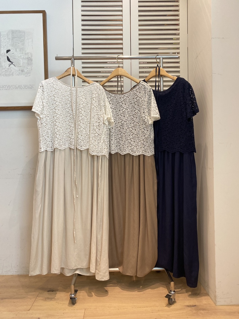 FAVE-L韓國代購㊣女裝新品休閑熱賣25春夏職業連衣裙含腰繩FAVE-L連衣裙