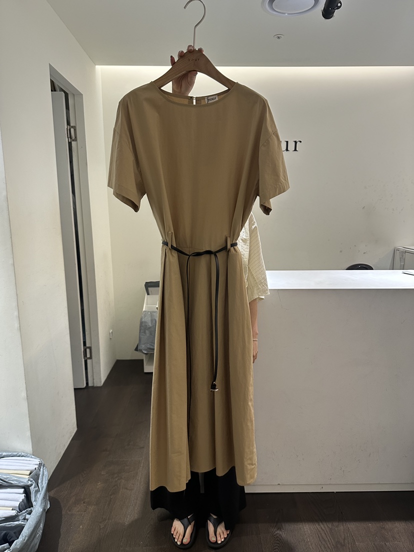 YOUR-P東大門㊣直郵女士新品時尚職業25春夏連衣裙不含腰帶YOUR-P連衣裙圖色2