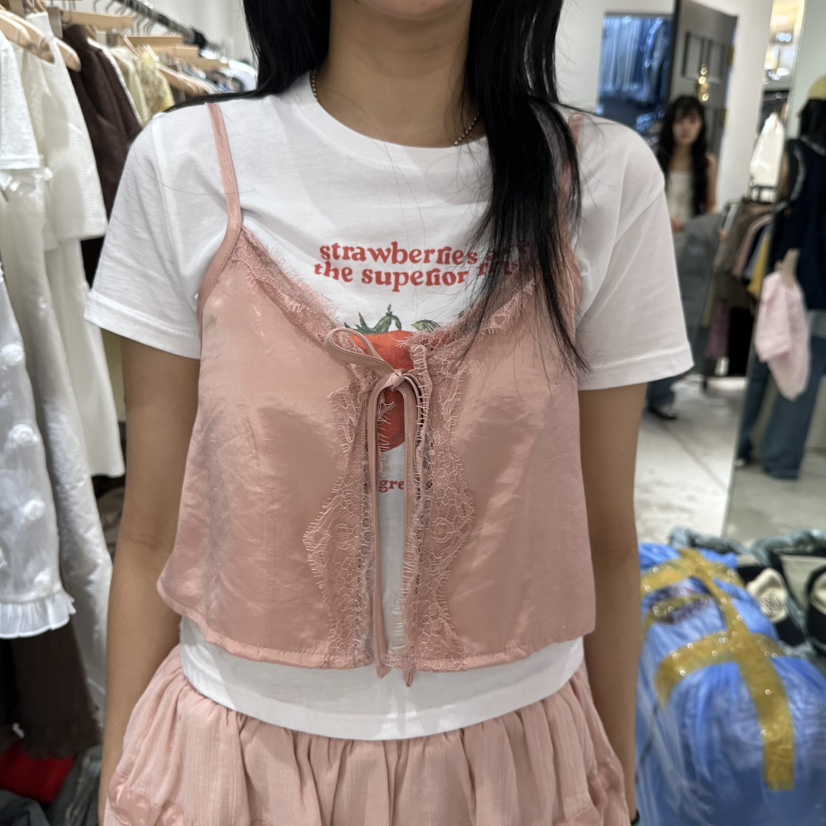 BAGUETTE東大門㊣代購女裝新款職業真品熱賣吊帶背心不含內搭BAGUETTE吊帶/背心圖色3