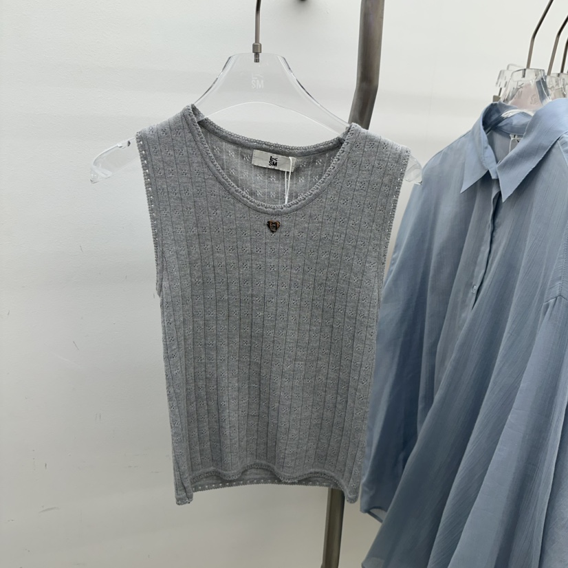 LOVE YOU SO MUCH/MORE THAN YESTERDAY東大門㊣實拍女士新品25春夏吊帶背心LYSM/MORE THAN YESTERDAY吊帶/背心圖色3