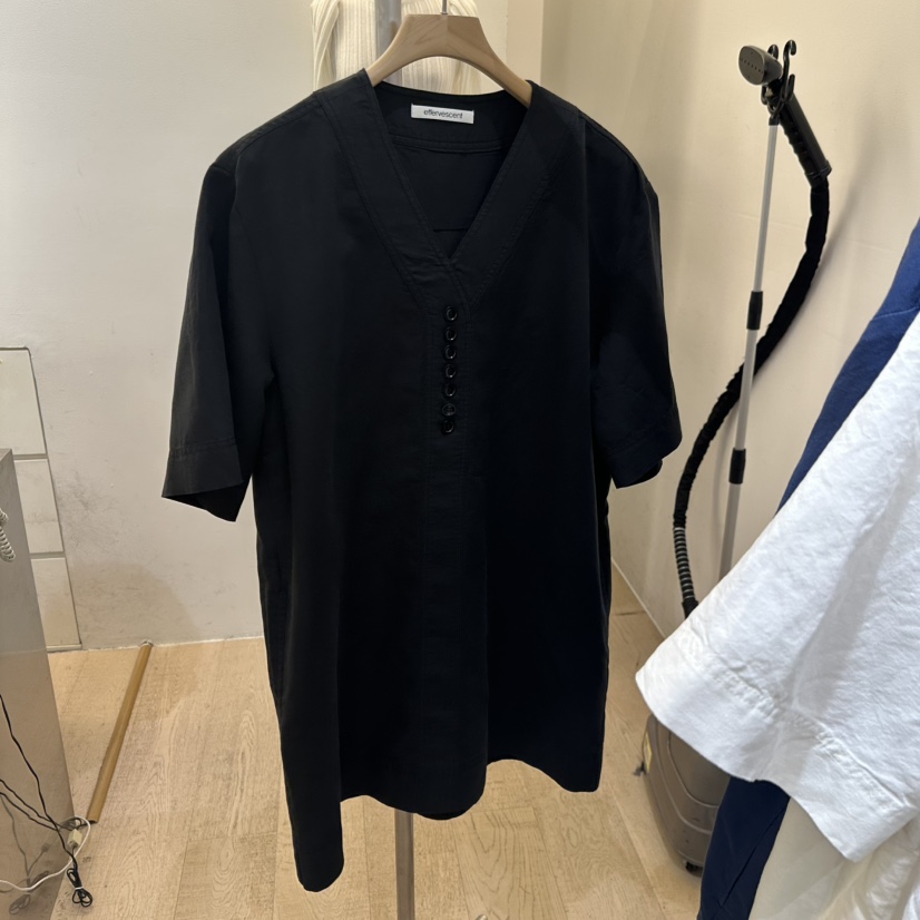 EFFERVESCENT韓國代購㊣女士新品職業25春夏襯衫蕾絲衫亞麻evc/effervescent襯衫/蕾絲衫圖色3