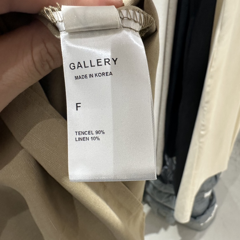 GALLERY-P東大門㊣代購女裝新品25春夏推薦休閑職業連衣裙GALLERY連衣裙