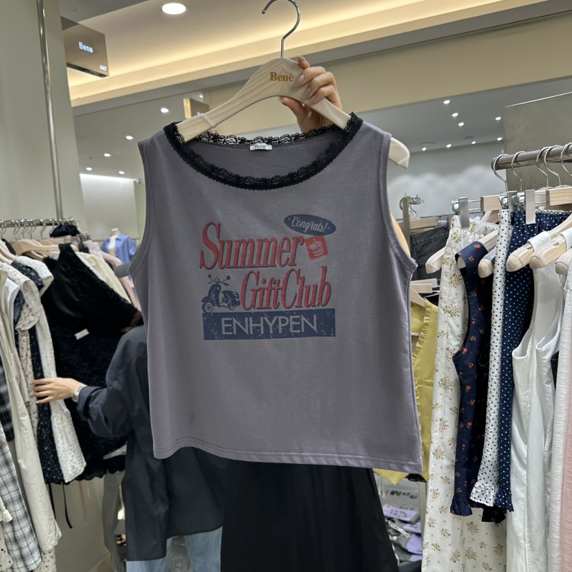 BENE東大門㊣實拍女士新品人氣推薦休閑25春夏真品吊帶背心BENE吊帶/背心圖色4