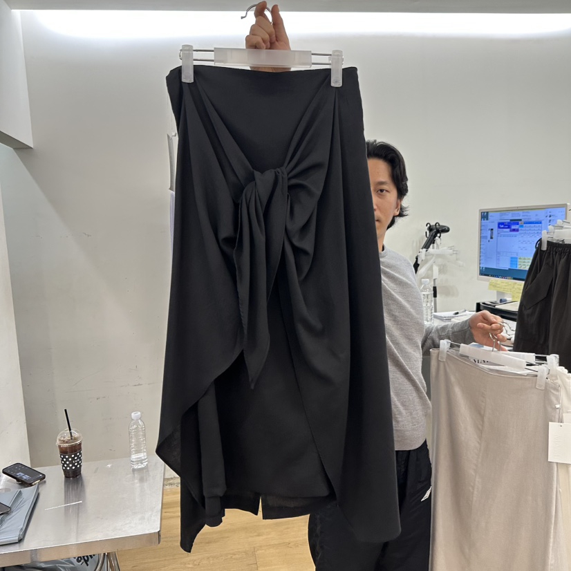 MAINT韓國直郵㊣女裝新款職業休閑熱賣時尚人氣真品長裙亞麻布MAINT長裙圖色2