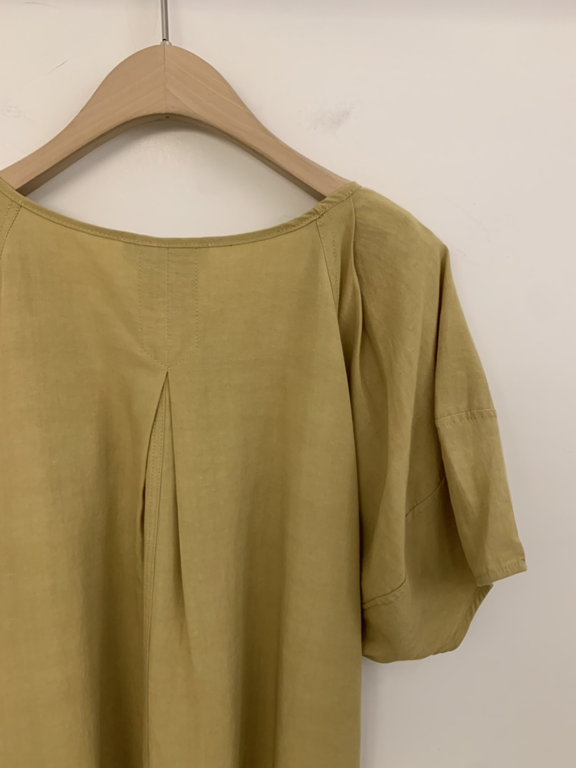 UNDER KEY東大門㊣代購女裝新品25春夏職業人氣連衣裙亞麻布UNDER KEY連衣裙