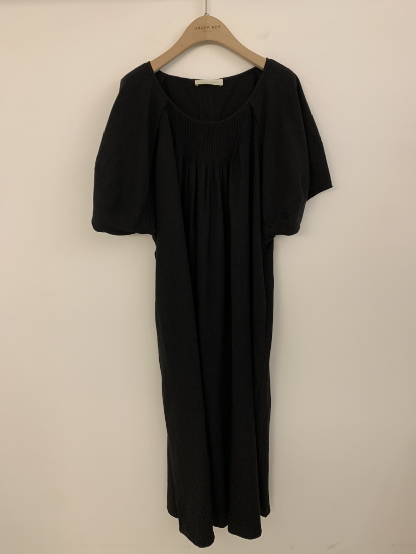 UNDER KEY東大門㊣代購女裝新品25春夏職業人氣連衣裙亞麻布UNDER KEY連衣裙圖色4