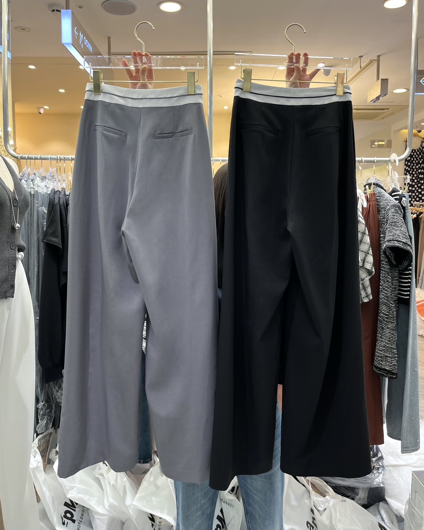 WORK SHOP東大門㊣直郵女士新品真品職業25春夏時尚休閑褲Work_shop休閑褲