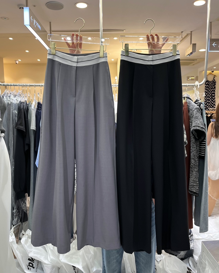 WORK SHOP東大門㊣直郵女士新品真品職業25春夏時尚休閑褲Work_shop休閑褲
