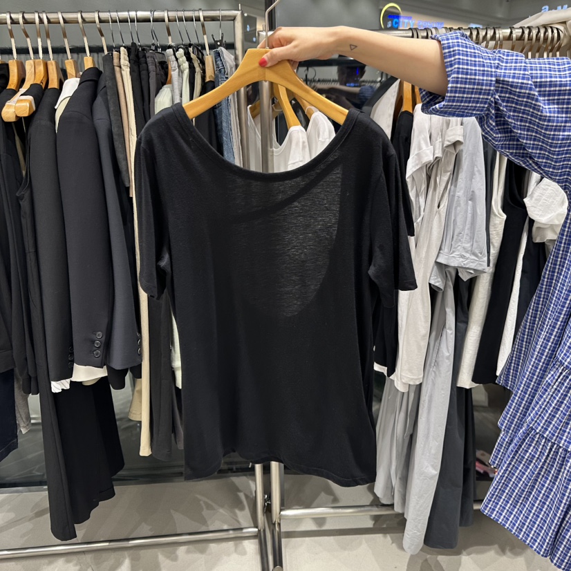 TREND SELLER/G東大門㊣實拍女士新品休閑真品職業推薦T恤G/TREND SELLERT恤圖色2