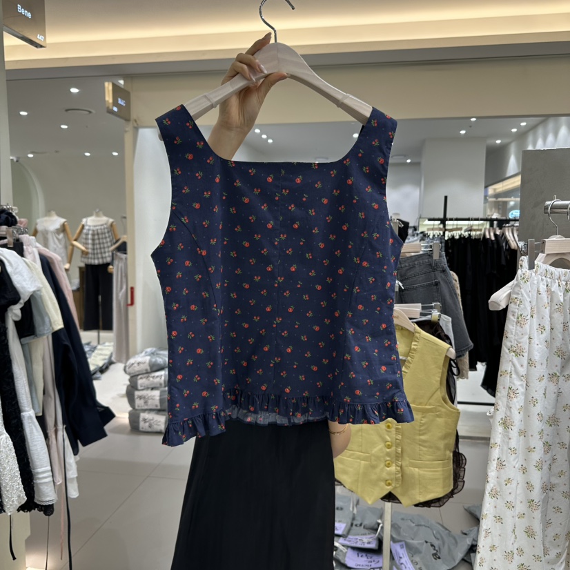 BENE東大門㊣代購女士新款25春夏時尚職業休閑推薦吊帶背心BENE吊帶/背心