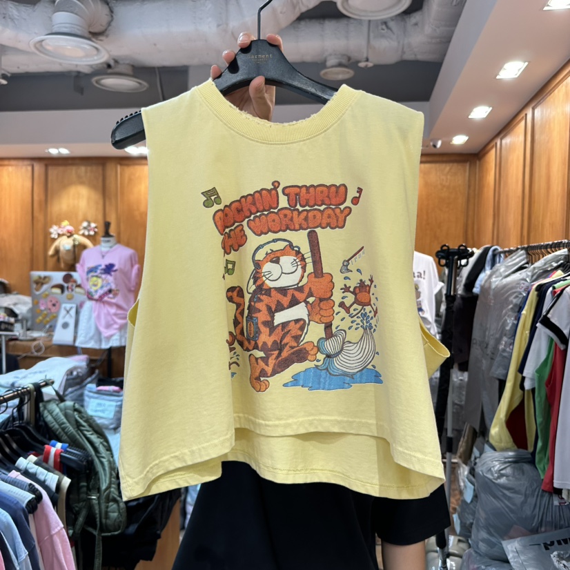 GARMENT-P韓國代購㊣女士新品真品職業人氣時尚休閑吊帶背心GARMENT吊帶/背心圖色2