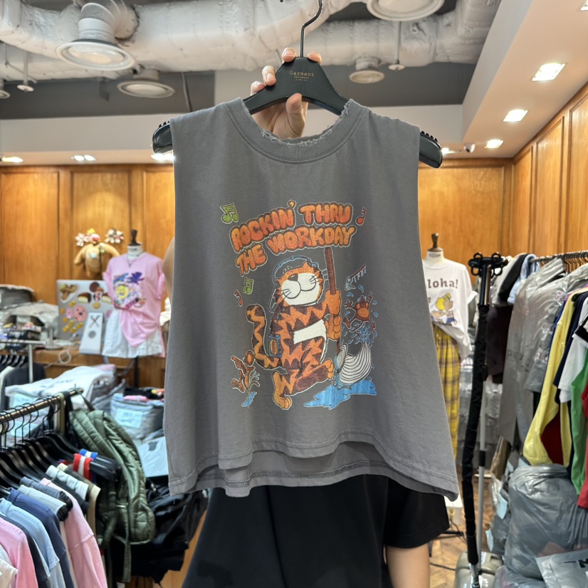 GARMENT-P韓國代購㊣女士新品真品職業人氣時尚休閑吊帶背心GARMENT吊帶/背心圖色3