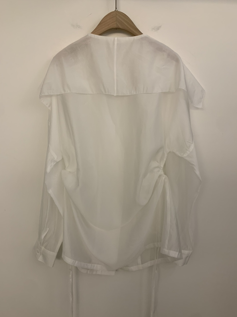 UNDER KEY韓國代購㊣女士新款職業時尚熱賣25春夏襯衫蕾絲衫UNDER KEY襯衫/蕾絲衫
