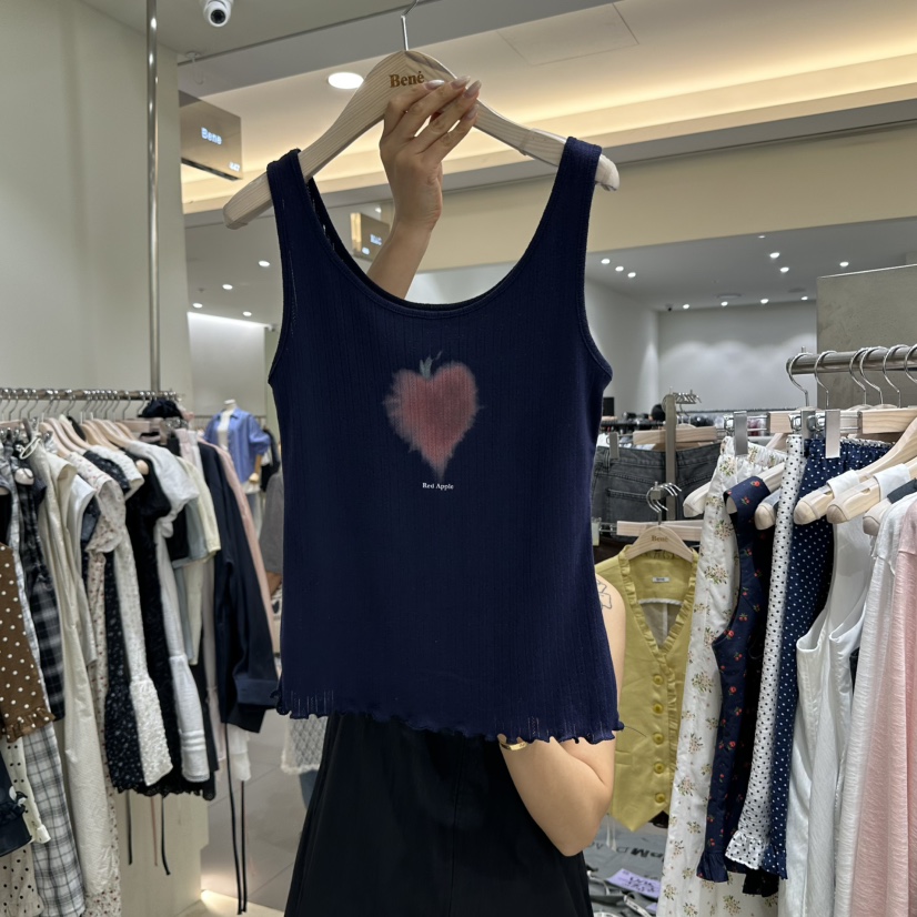 BENE韓國代購㊣女士新款職業休閑真品時尚25春夏人氣吊帶背心BENE吊帶/背心圖色3