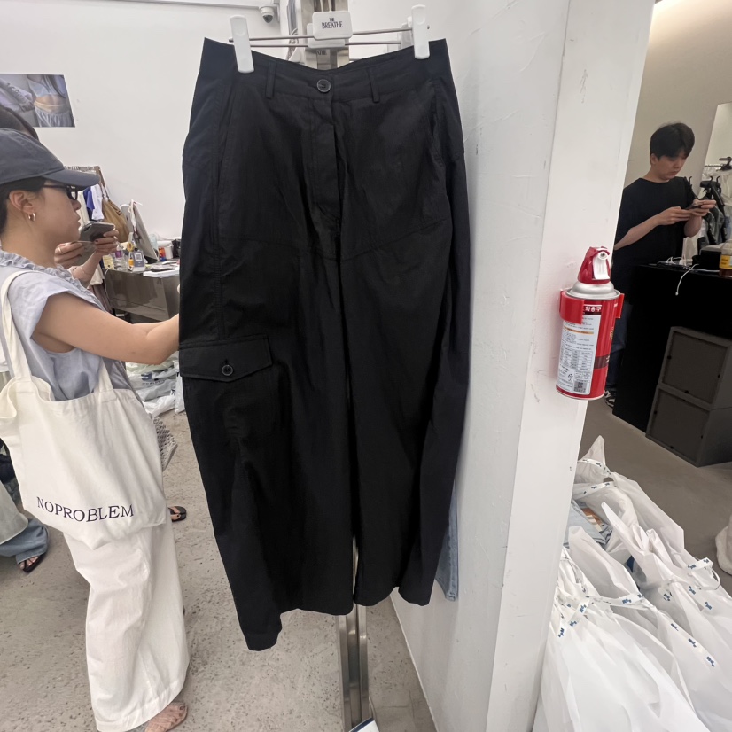 BREATHE東大門㊣直郵女裝新款職業人氣25春夏熱賣休閑褲口袋BREATHE休閑褲圖色3