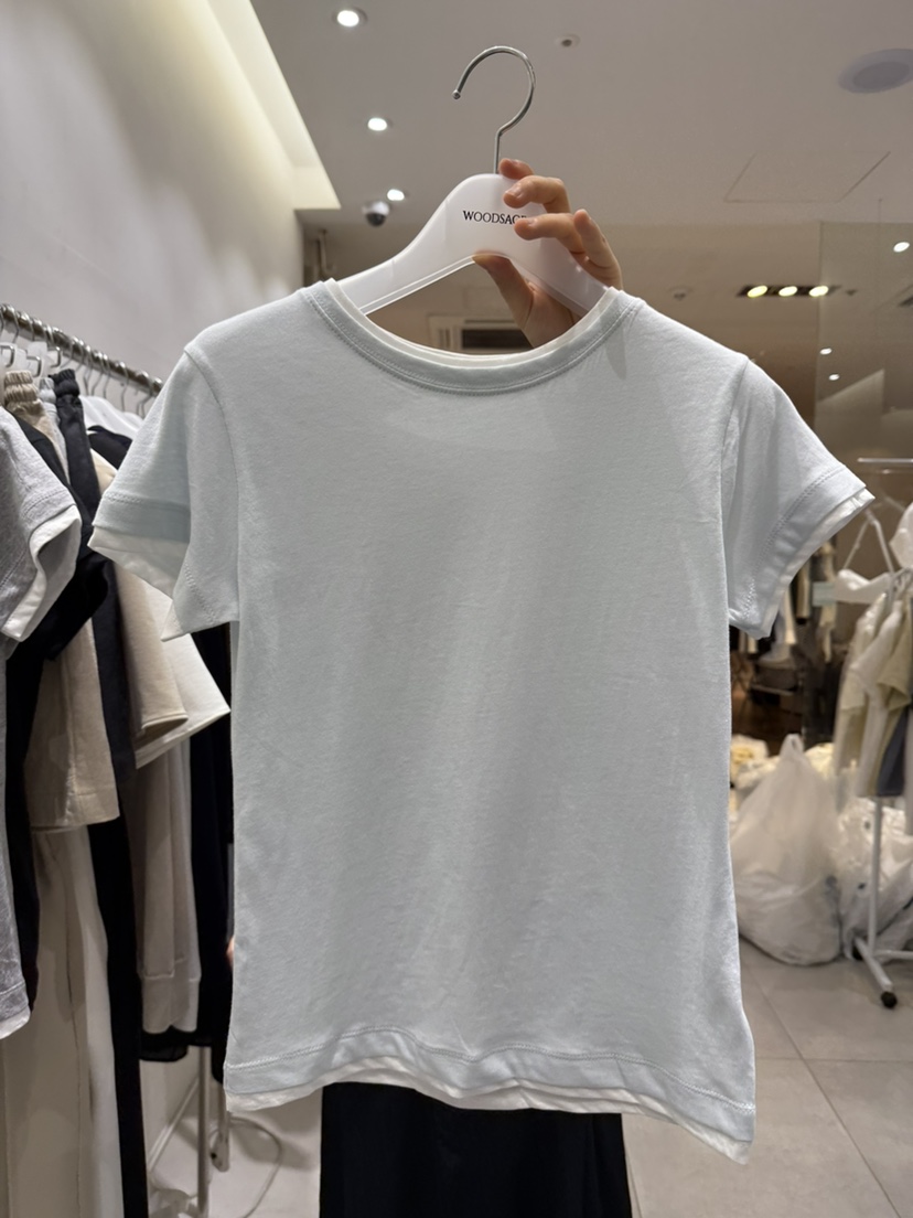 WOOD SAGE東大門㊣代購女裝新品休閑真品25春夏熱賣時尚T恤WOOD SAGET恤圖色2