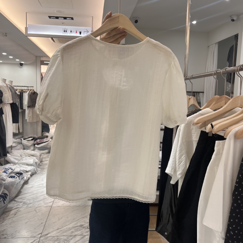 HOUSE OF/DE MERRY東大門㊣直郵女裝新品25春夏襯衫蕾絲衫HOUSE OF/DE MERRY襯衫/蕾絲衫