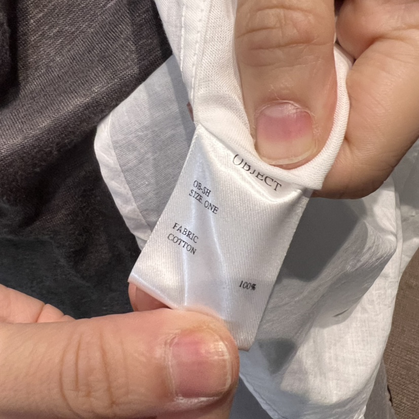 OBJECT東大門㊣實拍女士新款時尚熱賣25春夏休閑襯衫蕾絲衫OBJECT襯衫/蕾絲衫