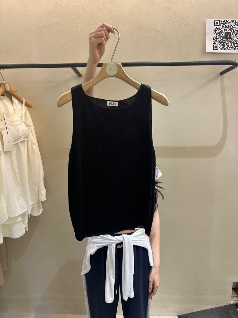 ERIA韓國直郵㊣女士新品真品熱賣休閑推薦時尚職業吊帶背心ERIA/HUE吊帶/背心圖色3