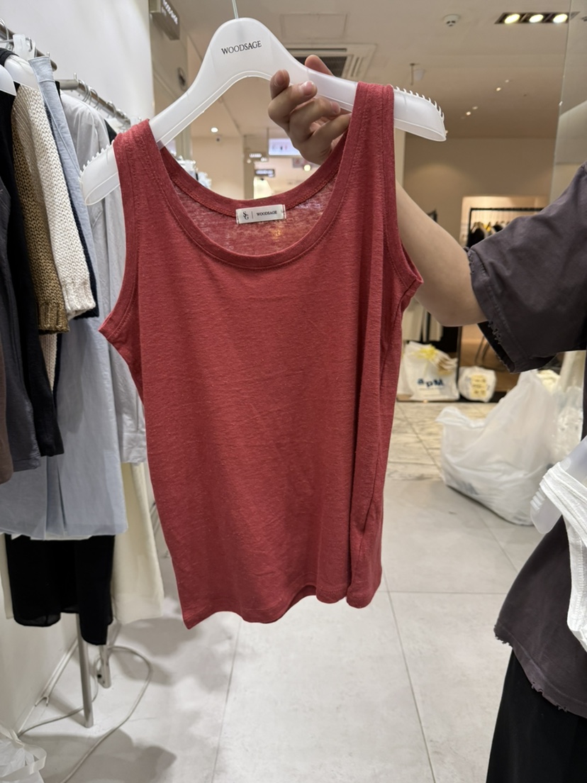 WOOD SAGE韓國代購㊣女士新款真品職業時尚25春夏吊帶背心WOOD SAGE吊帶/背心圖色2