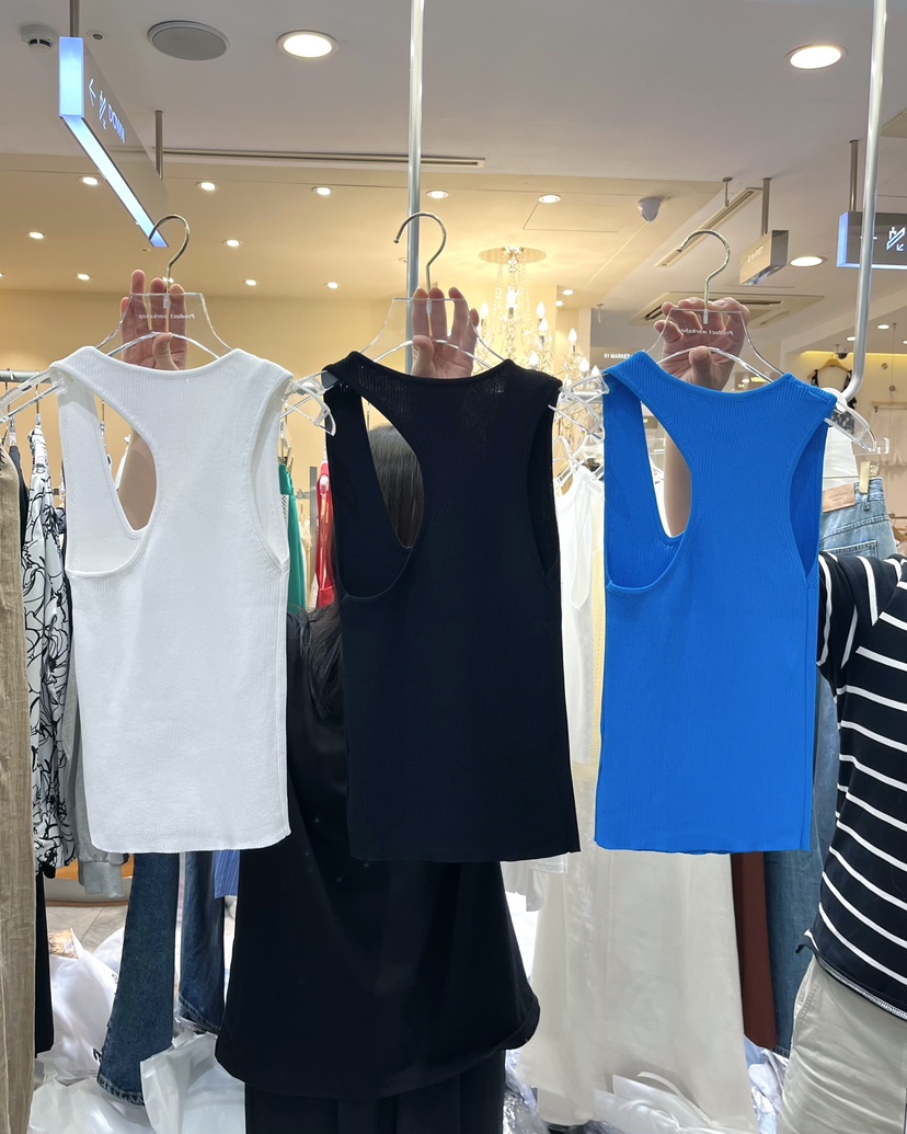 WORK SHOP東大門㊣代購女裝新品熱賣職業25春夏推薦吊帶背心Work_shop吊帶/背心