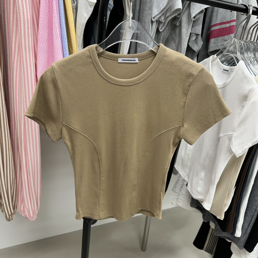 TOPDRESSING東大門㊣代購女士新款職業時尚人氣熱賣真品T恤TOPDRESSINGT恤圖色2