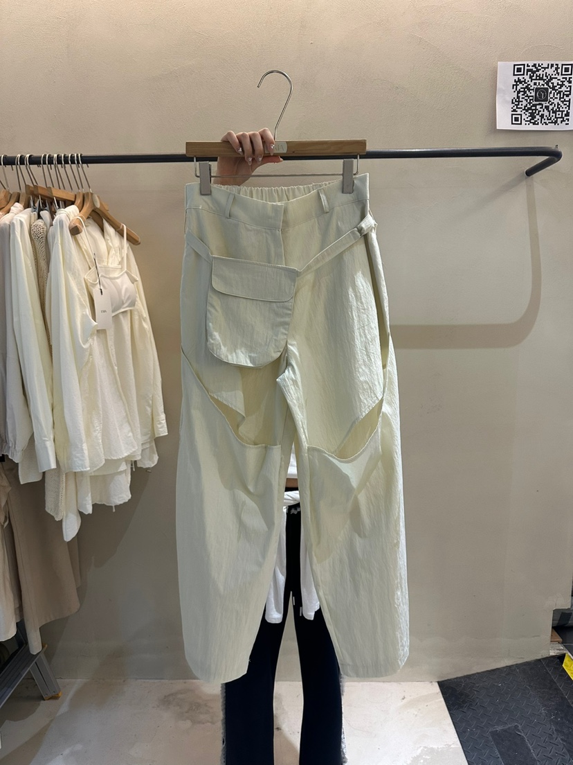ERIA韓國代購㊣女士新款真品休閑人氣時尚熱賣25春夏休閑褲含包ERIA/HUE休閑褲