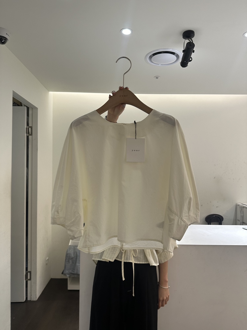 YOUR-P韓國代購㊣女裝新品人氣時尚真品職業熱賣襯衫蕾絲衫YOUR-P襯衫/蕾絲衫圖色2