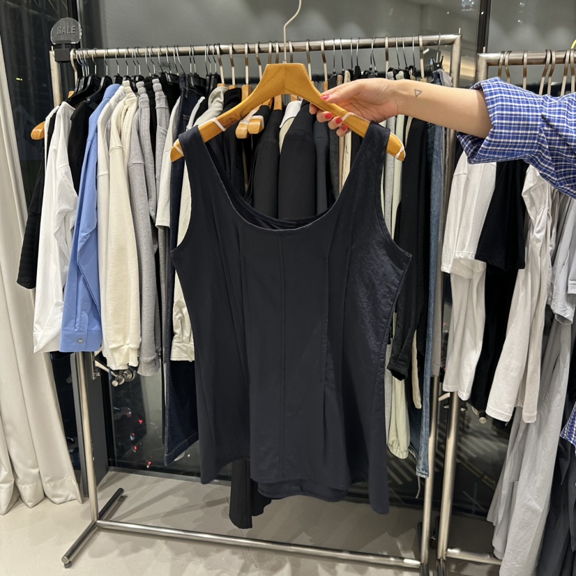 TREND SELLER/G東大門㊣直郵女裝新款推薦休閑職業吊帶背心G/TREND SELLER吊帶/背心圖色2