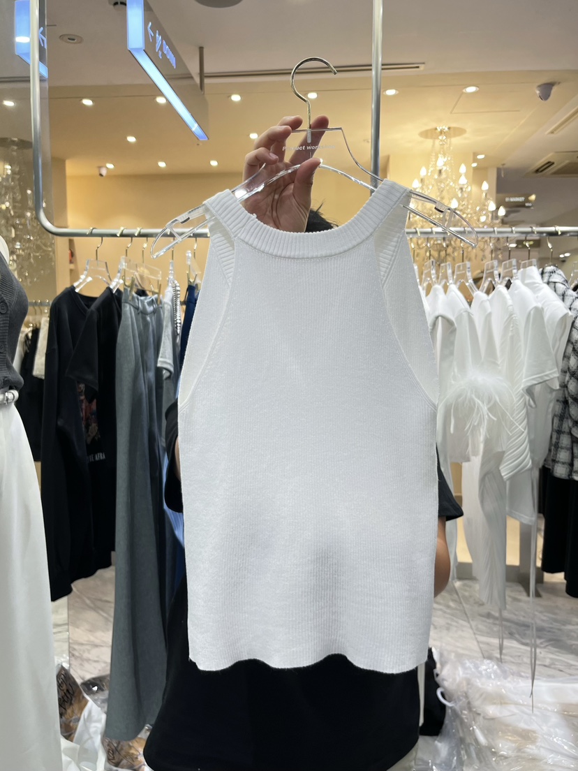 WORK SHOP韓國代購㊣女士新品人氣25春夏休閑時尚吊帶背心Work_shop吊帶/背心