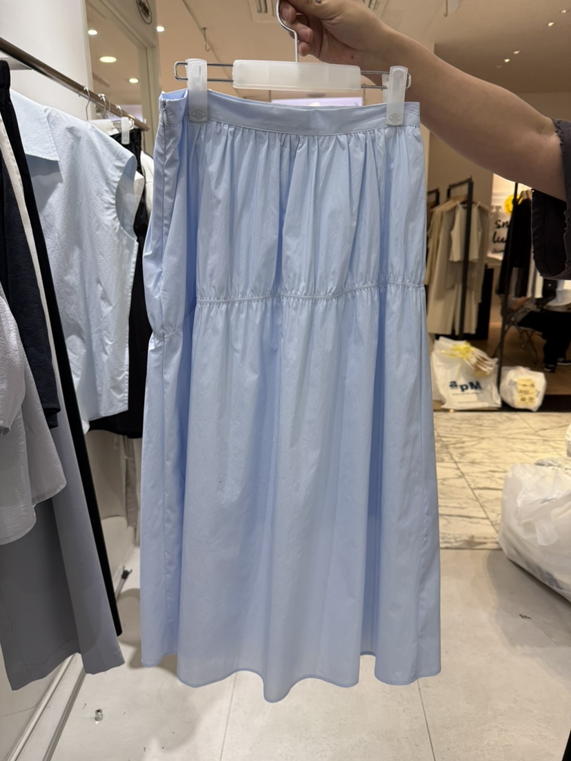 WOOD SAGE東大門㊣實拍女裝新款熱賣真品半身裙中短裙褶皺WOOD SAGE半身裙/中短裙